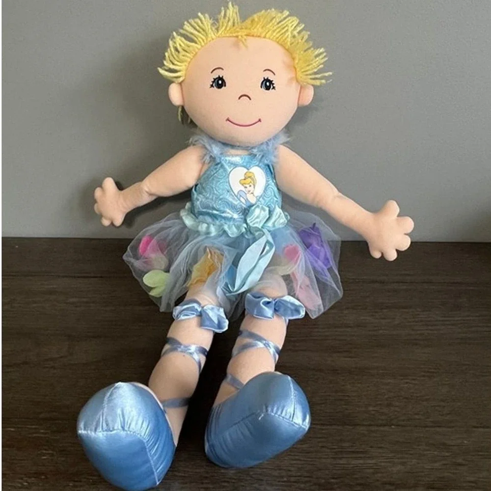 Disney Cinderella Plush Ballerina Rag Doll Creative‎ Designs Intl Blue Tutu 13